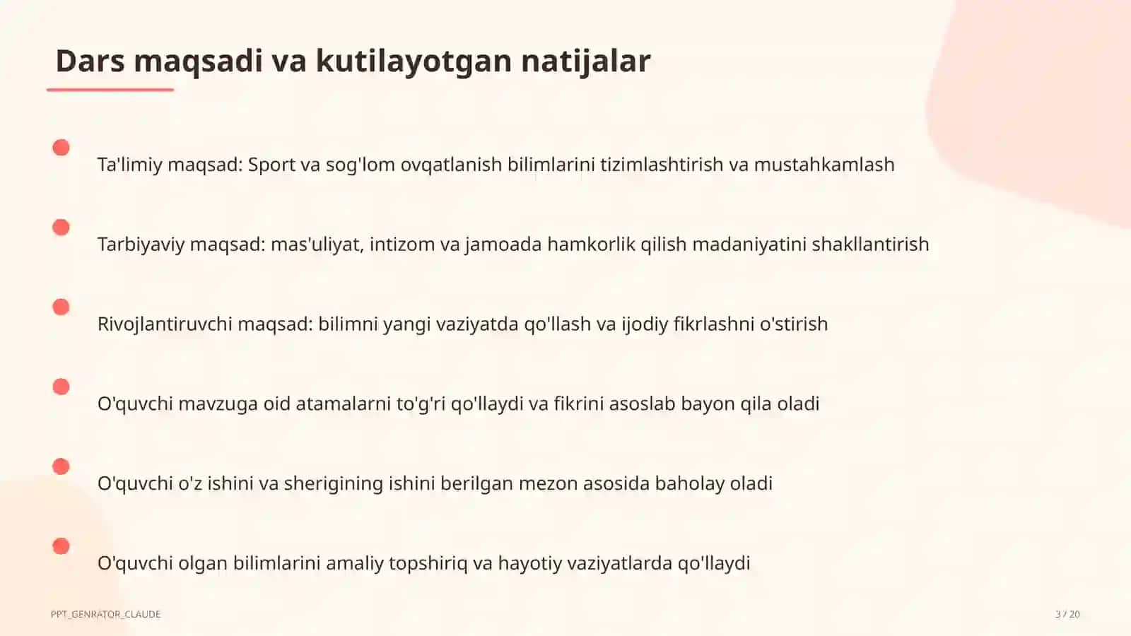 Sport va sog'lom ovqatlanish (8-sinf) 3