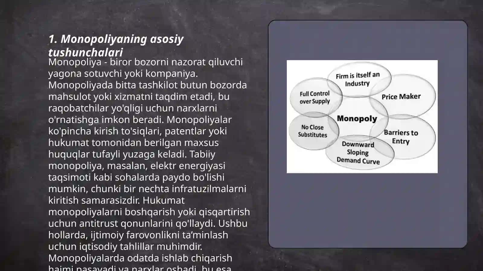 Monapoliya va Raqobat 3