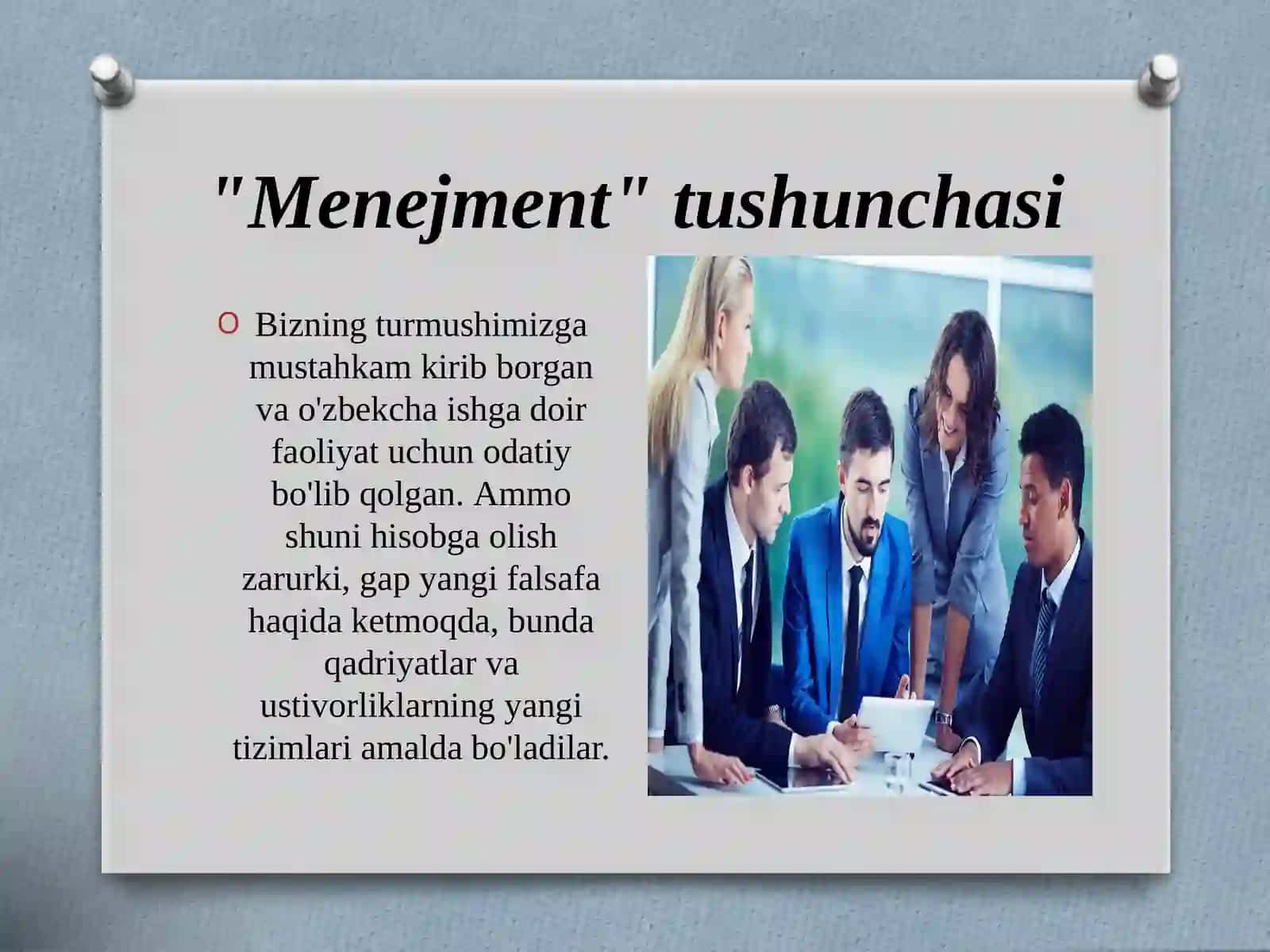 Menejmentning nazariy asoslari 3