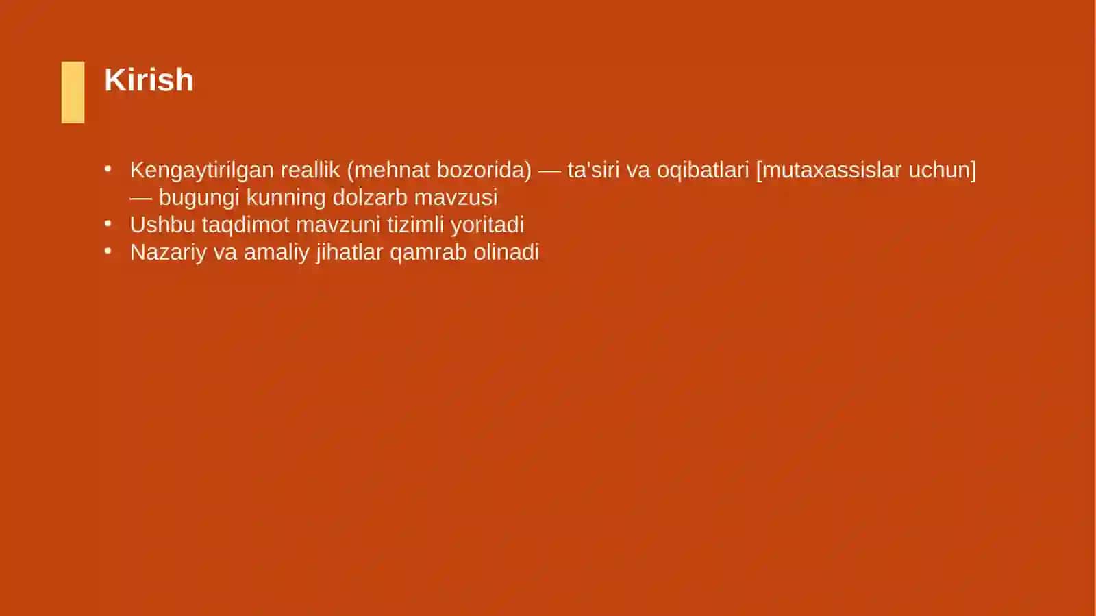 Kengaytirilgan reallik (mehnat bozorida) — ta'siri va oqibatlari [mutaxassislar uchun] 3