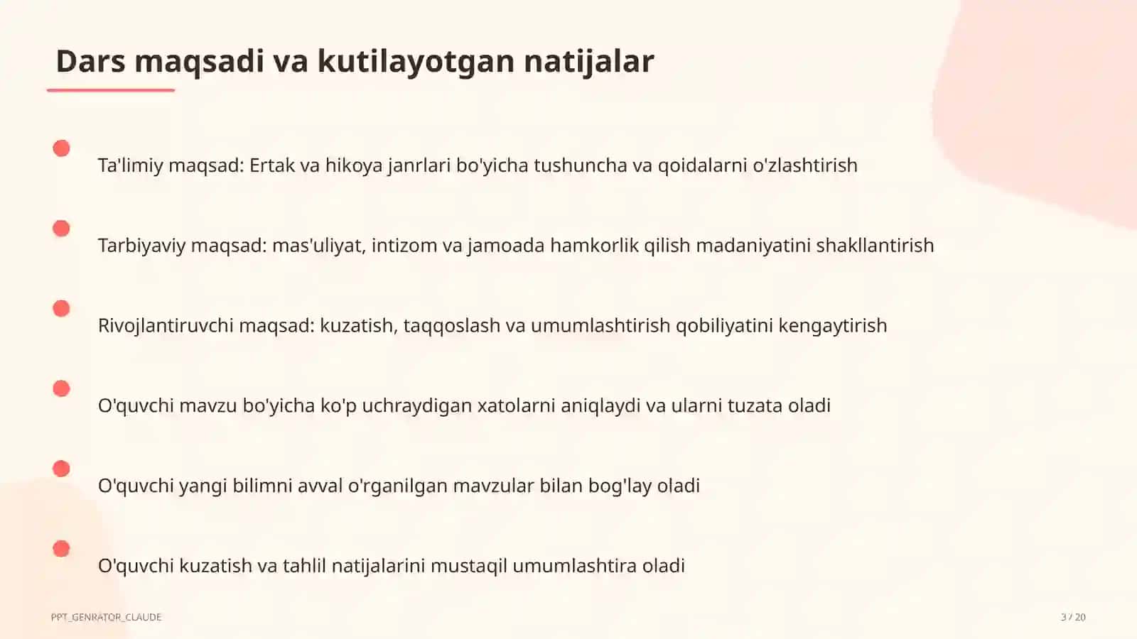 Ertak va hikoya janrlari (4-sinf) 3