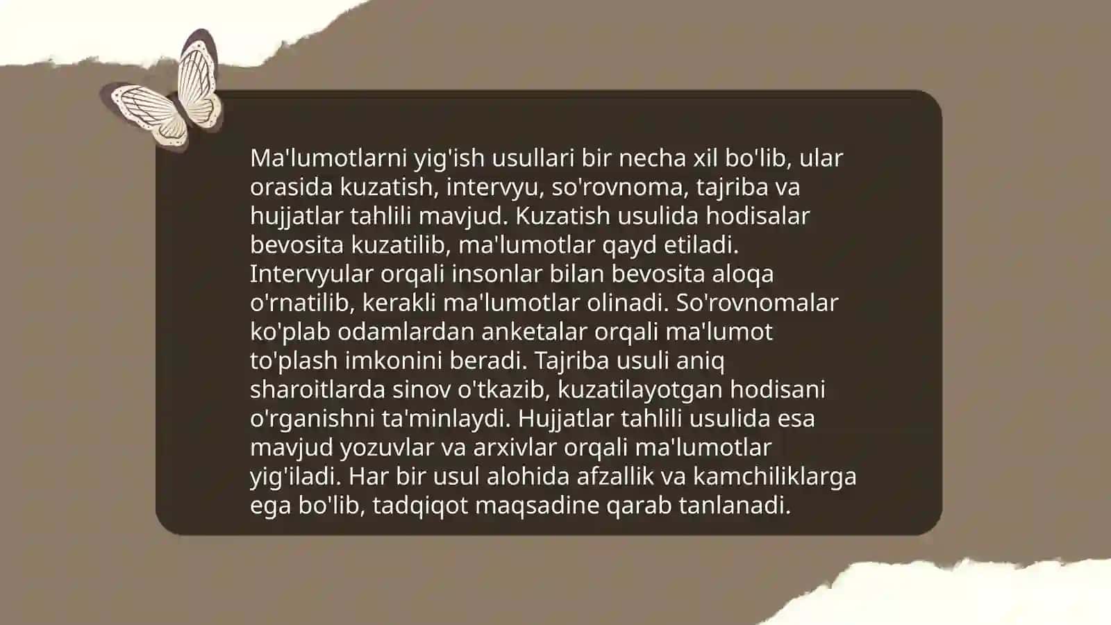 Ma'lumotlar bilan ishlash 3