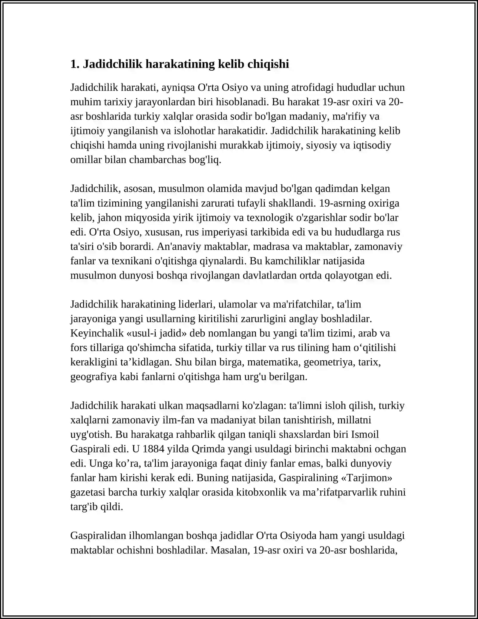 JADIDCHILIK HARAKATI 3