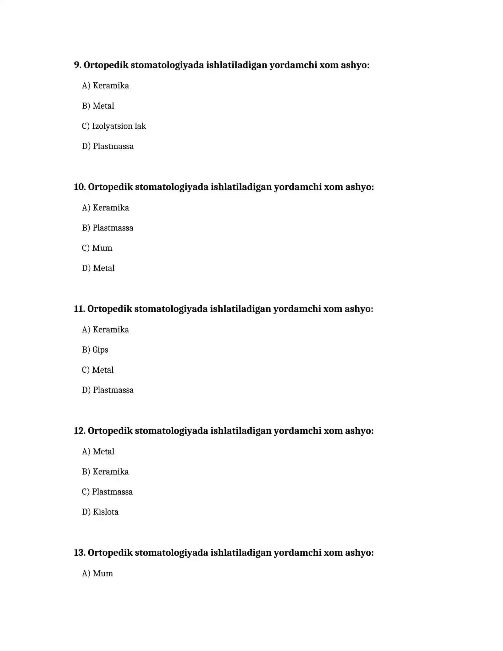 Test Ortopediya 3