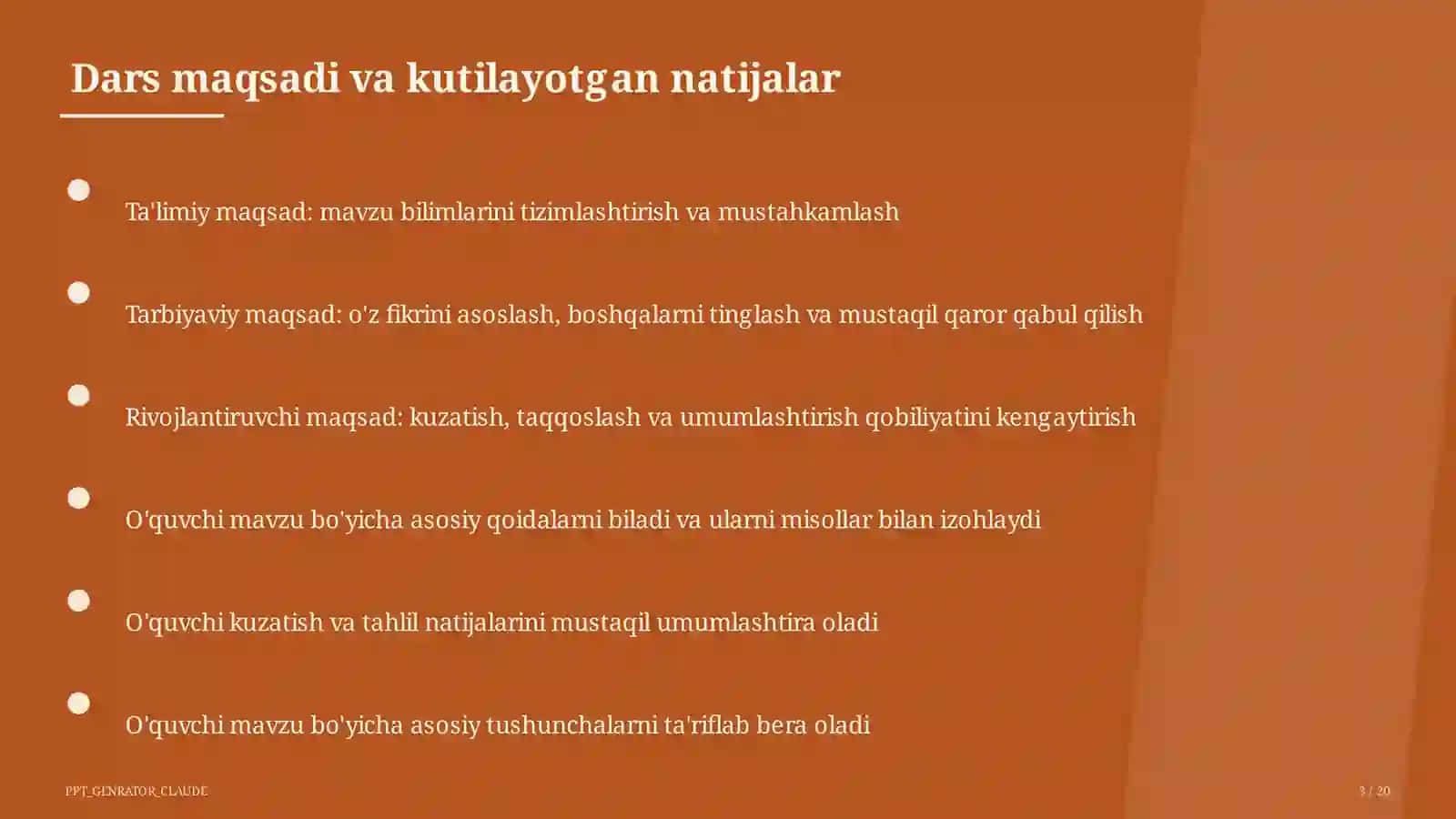 Yuqori sinflarda sun'iy intellekt darslari: nimani va qanday o'qitamiz? 3