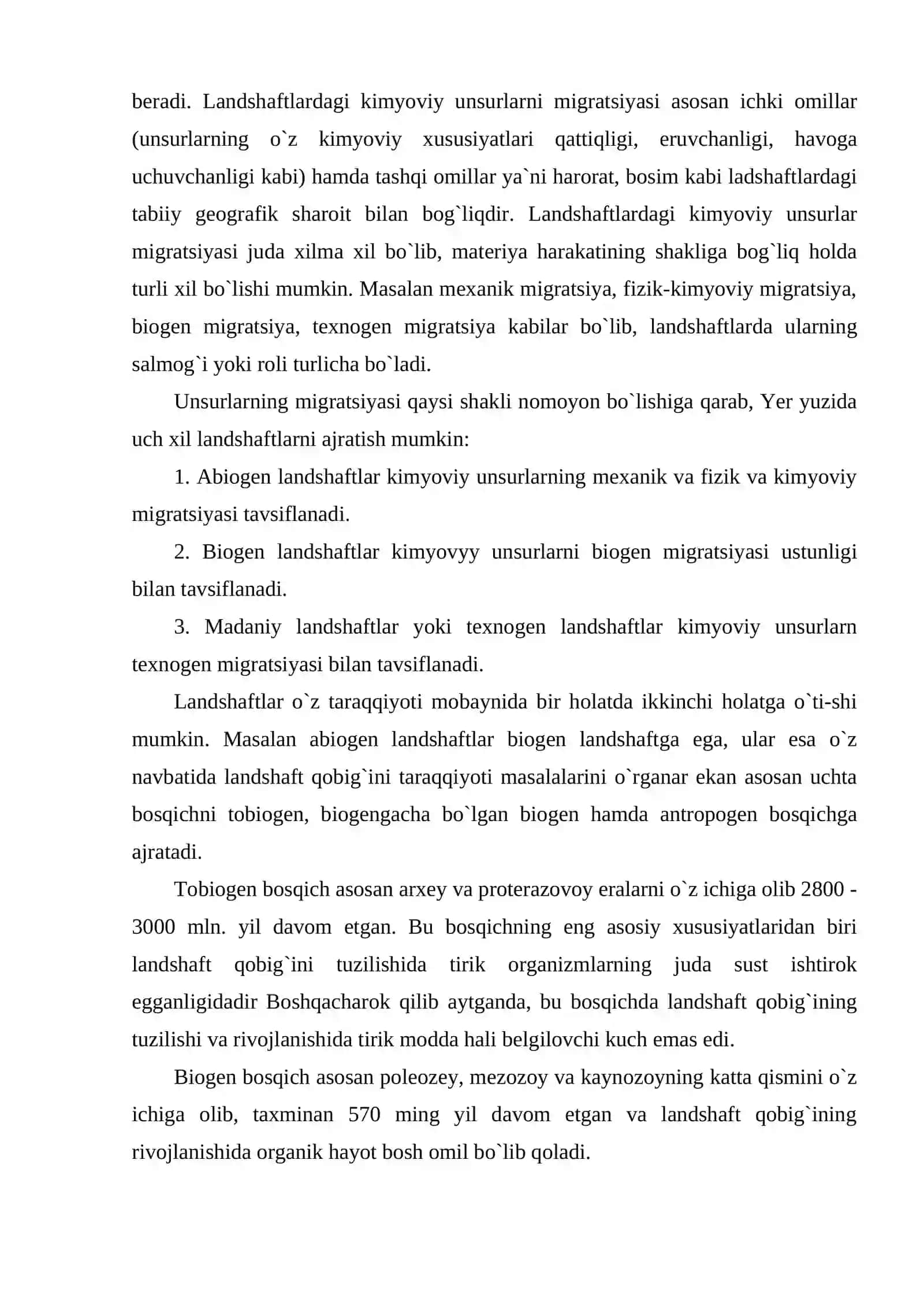 Landshaftlar geokimyosi va geofizikasi 3