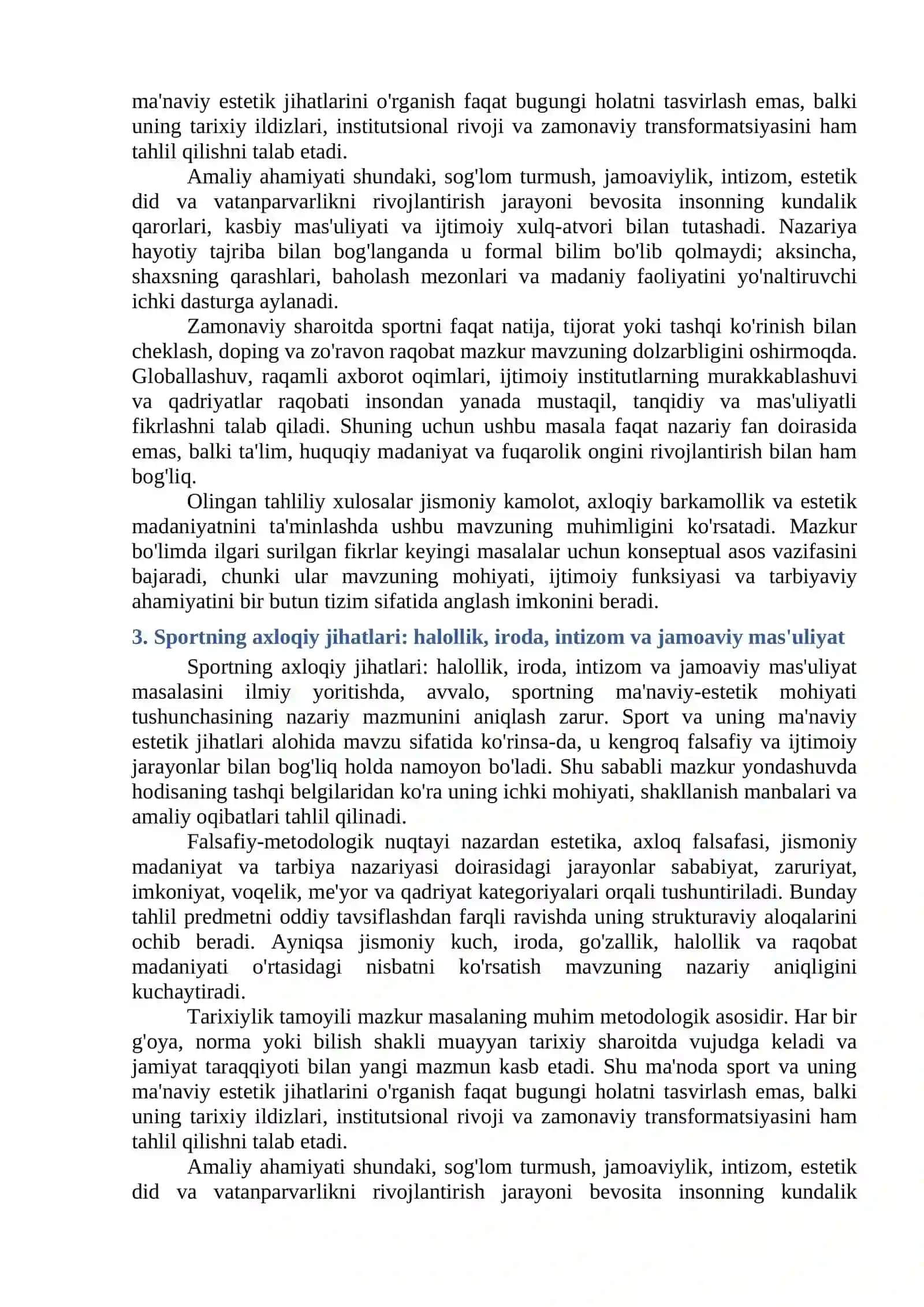 SPORT VA UNING MA'NAVIY ESTETIK JIHATLARI 3