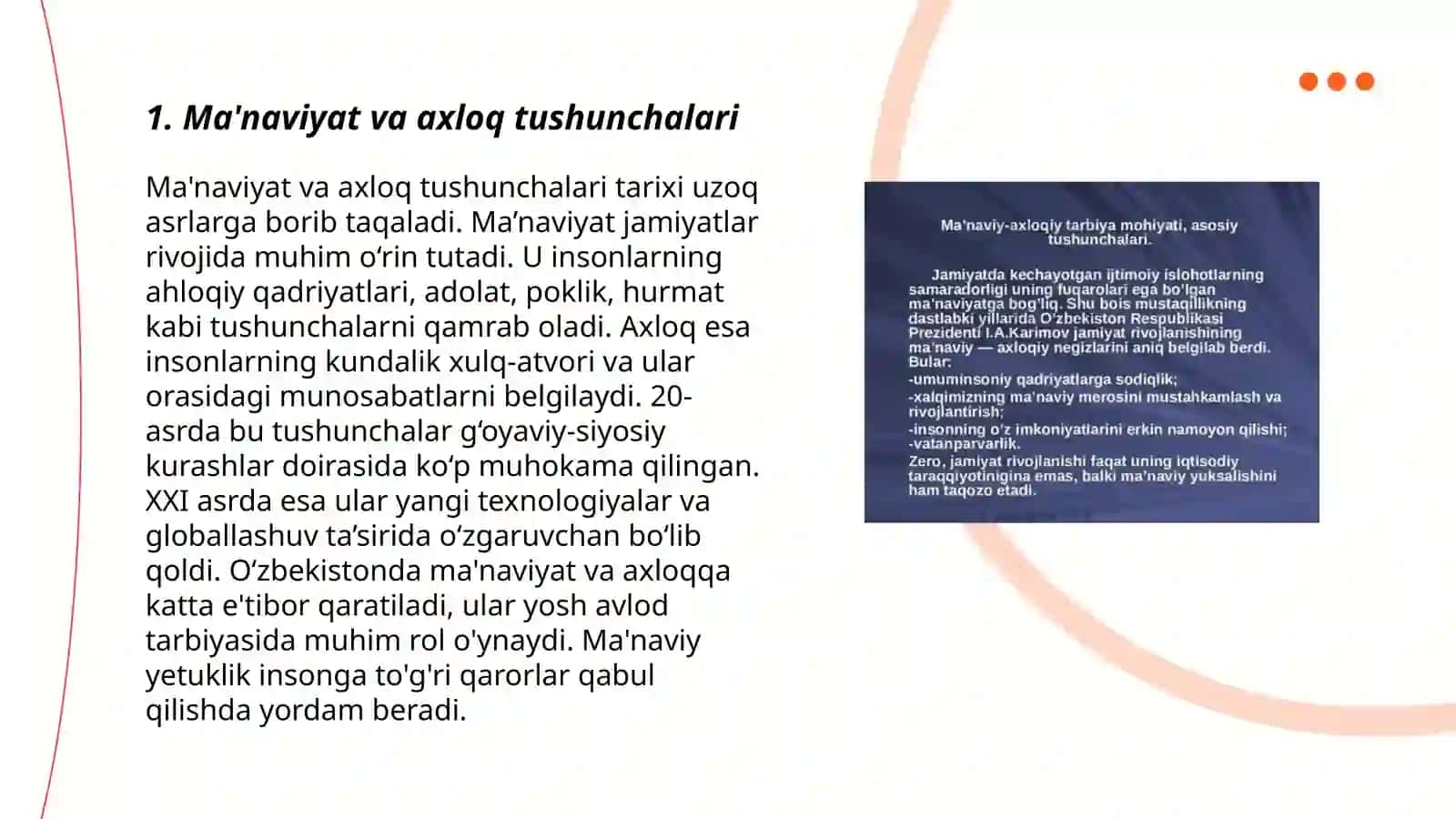 Manaviy -axloqiy tarbiya 3