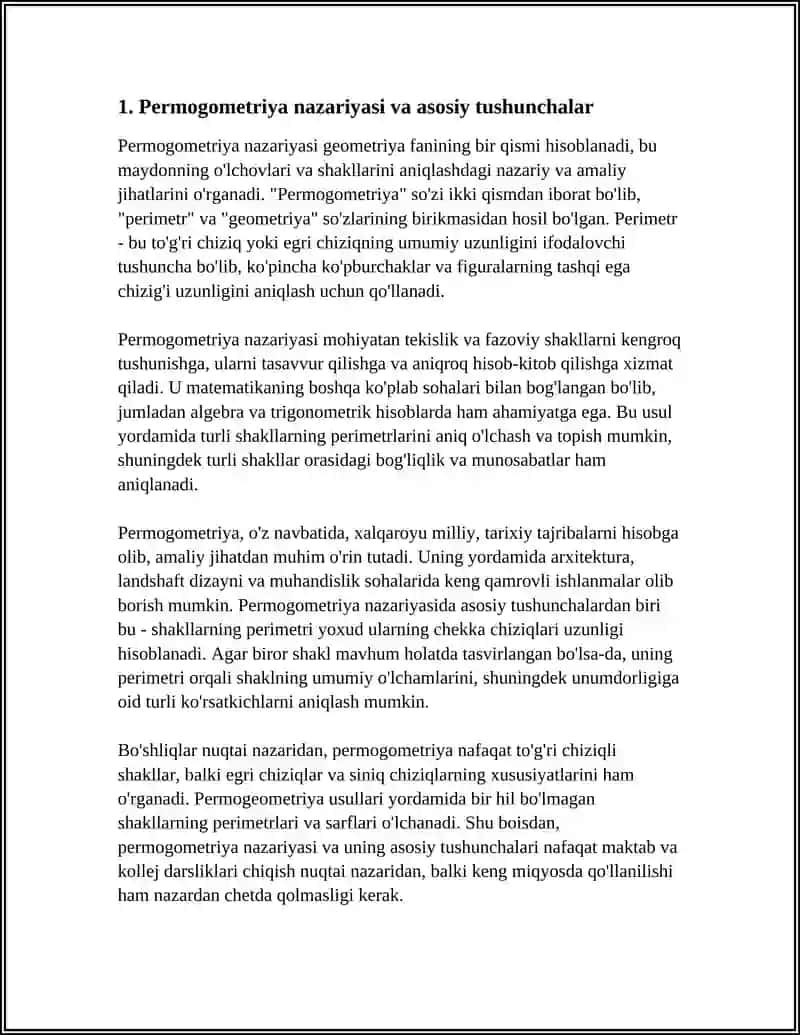 PERMOGOMETRIYA USULLARI 3