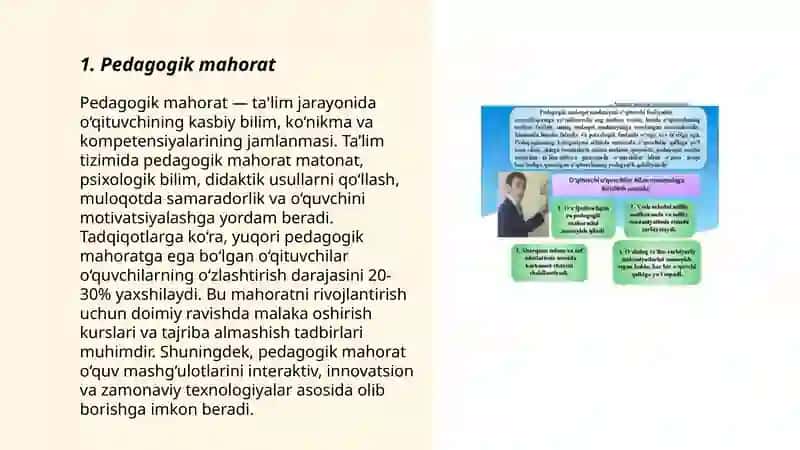 O'qituvchilik faoliyatida pedagogik faoliyat 3
