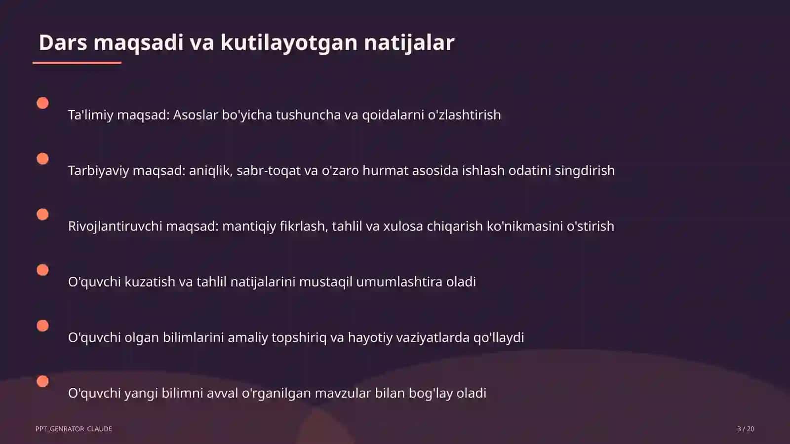 Kimyo (7–11) — metodik birlashma uchun 3