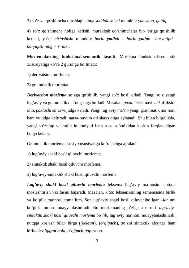Morfema va uning turlari 3