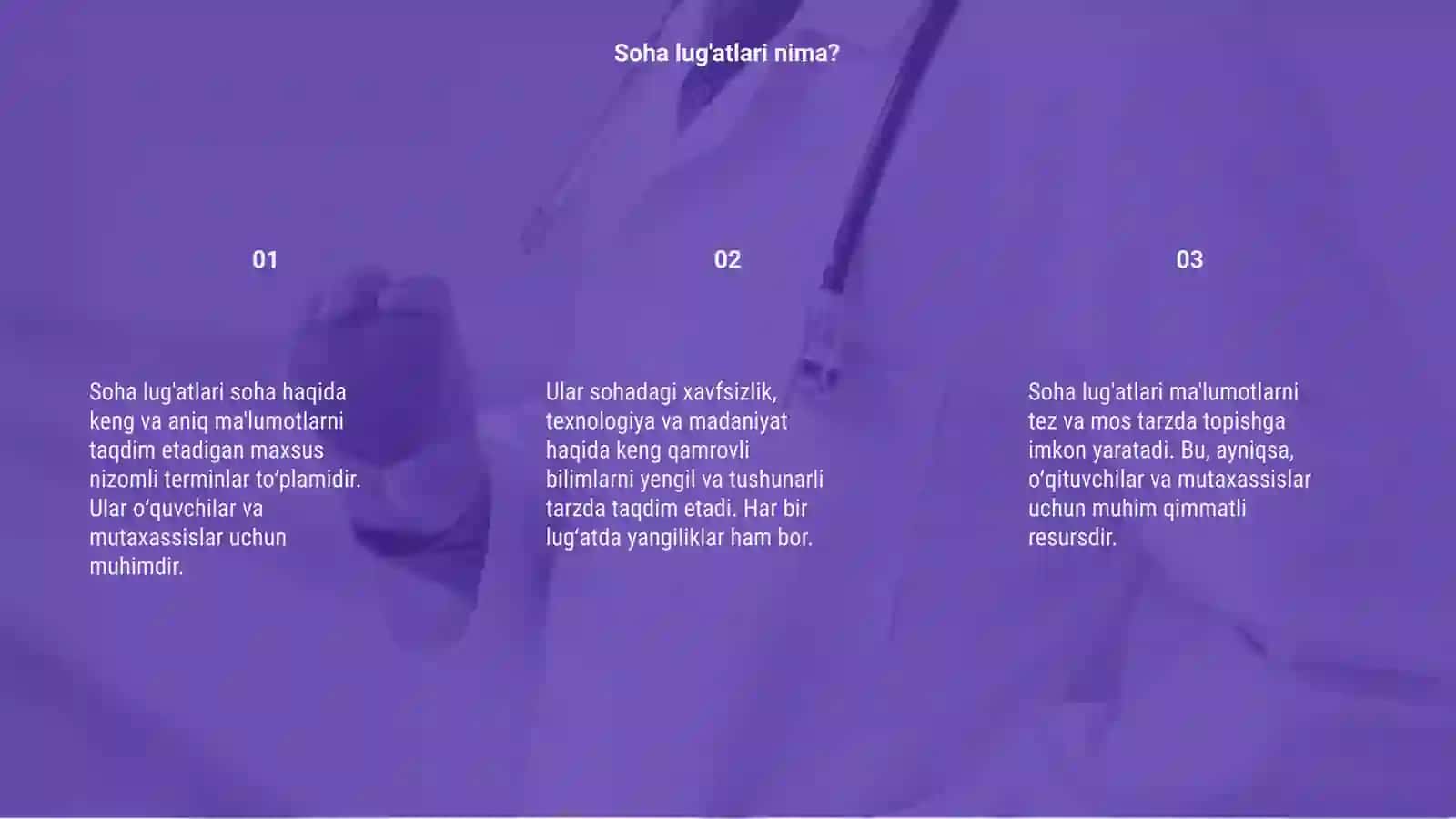 Soha lug'atlari 3