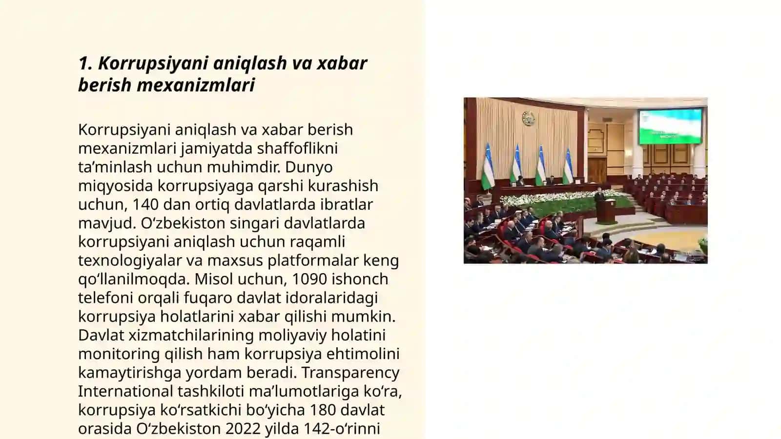 Korrupsiyani aniqlash va xabar berish mexanizmlari 3
