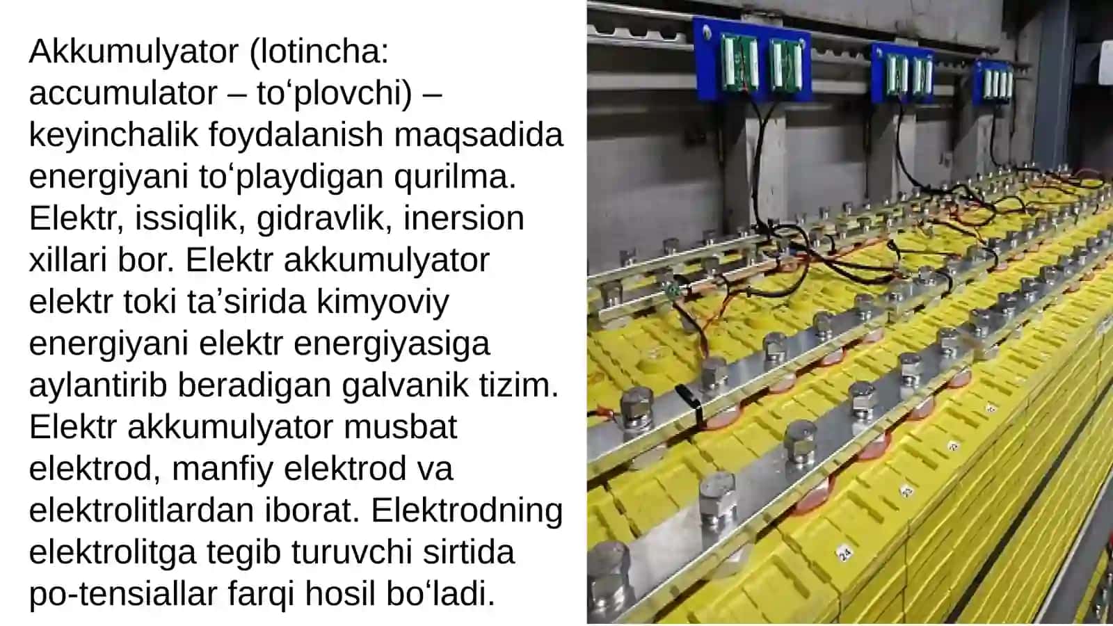 Akkumulyator haqida tushuncha 3