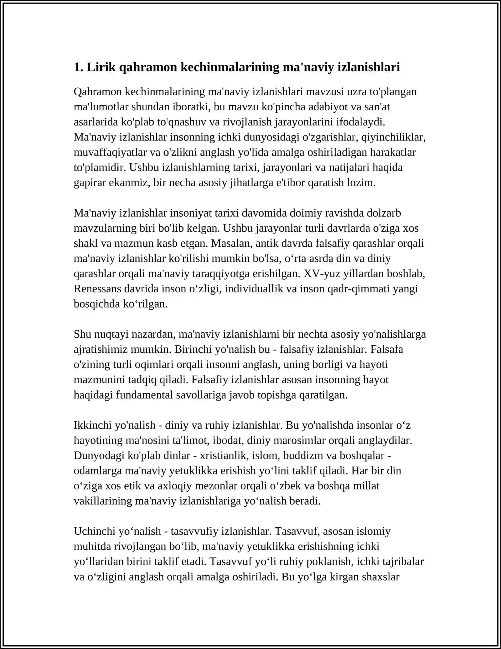 H.Xudoyberdiyeva She'riyatida Lirik Qahramon Kechinmasi 3