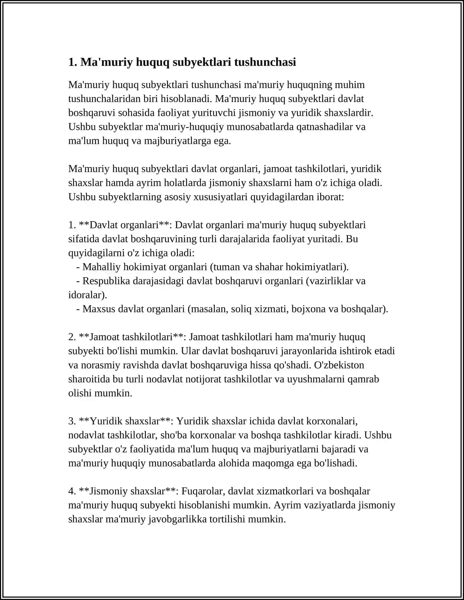 MA'MURIY HUQUQ SUBEKTLARI TUSHUNCHASI 3