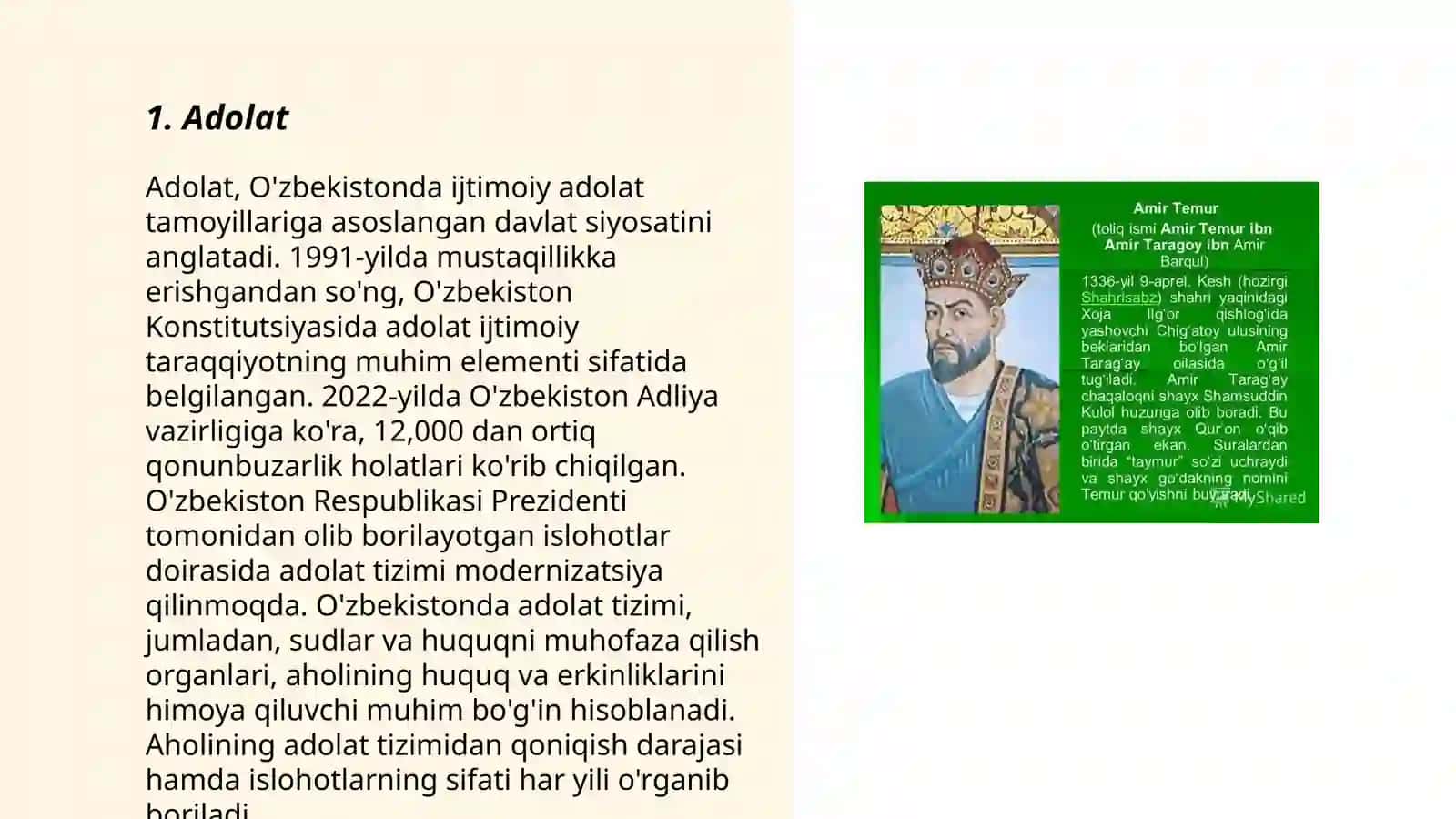 Amir Temur oʻgitlari 3