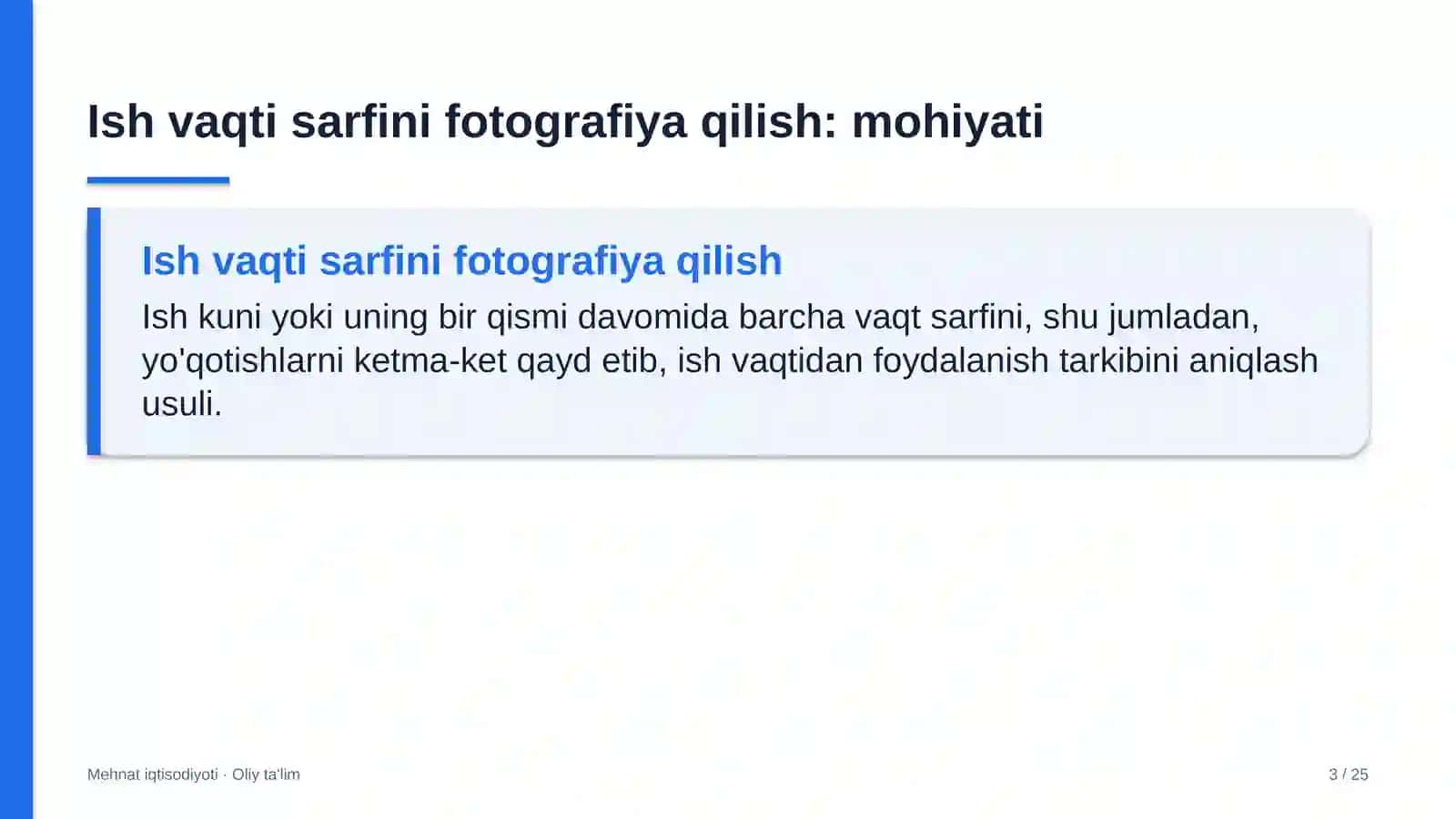 Kitob do'konlarida ish vaqti sarfini fotografiya qilish 3