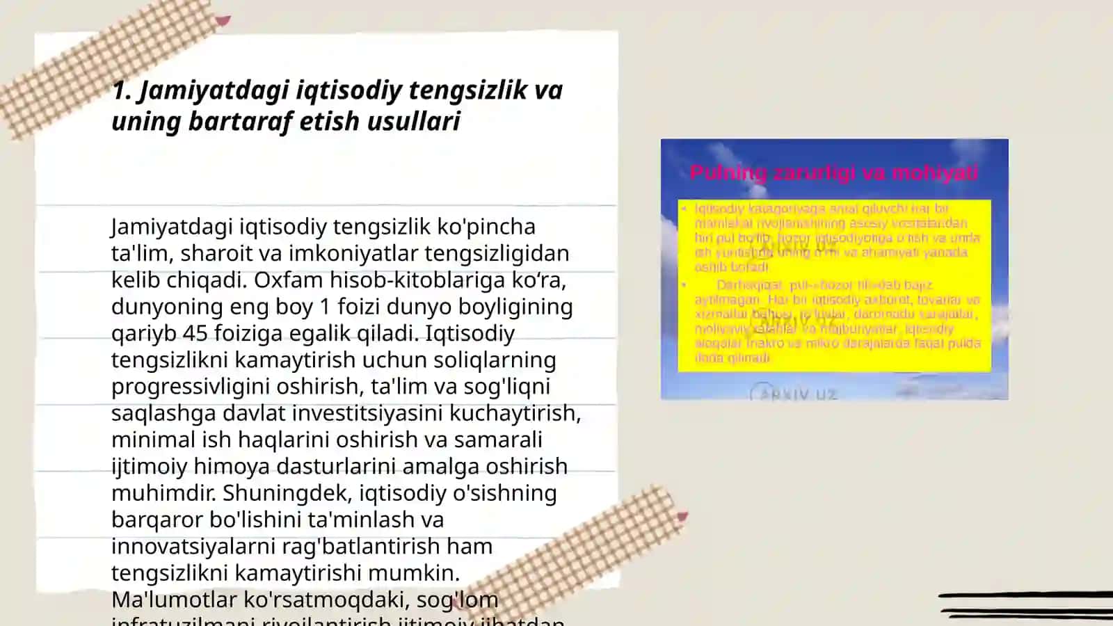 Jamiyatdagi iqtisodiy tengsizlik va uning bartaraf etish usullari 3