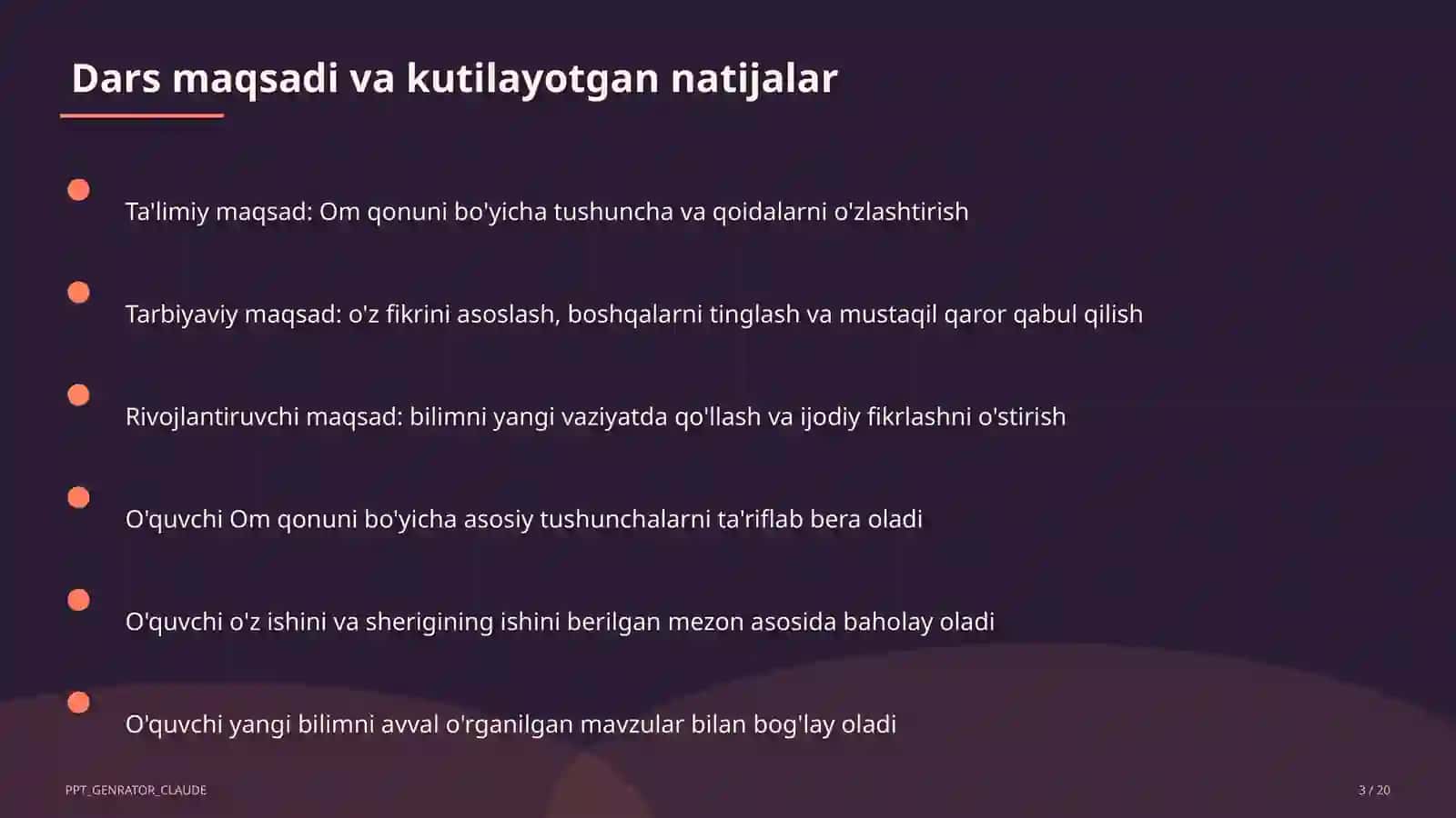 Om qonuni (8-sinf) 3