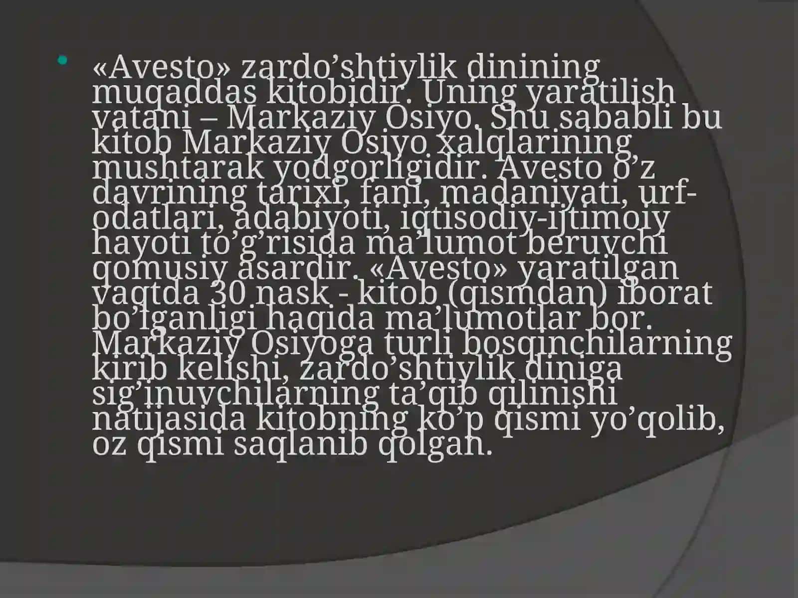 Avesto 3