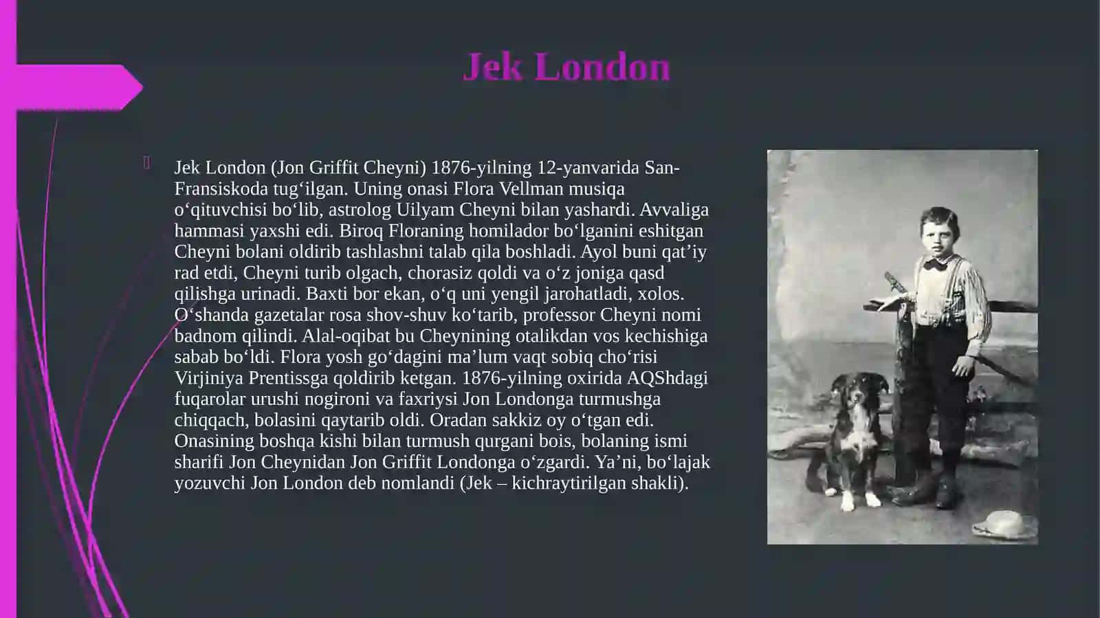 Jek London va uning “Martin Iden” romani 3