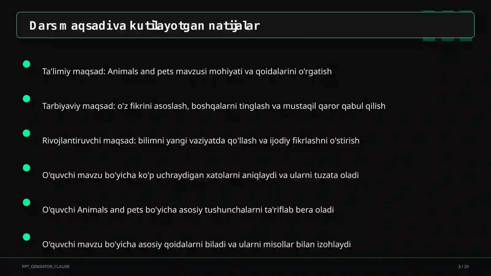 Ingliz tili (1–11) — metodik birlashma uchun 3