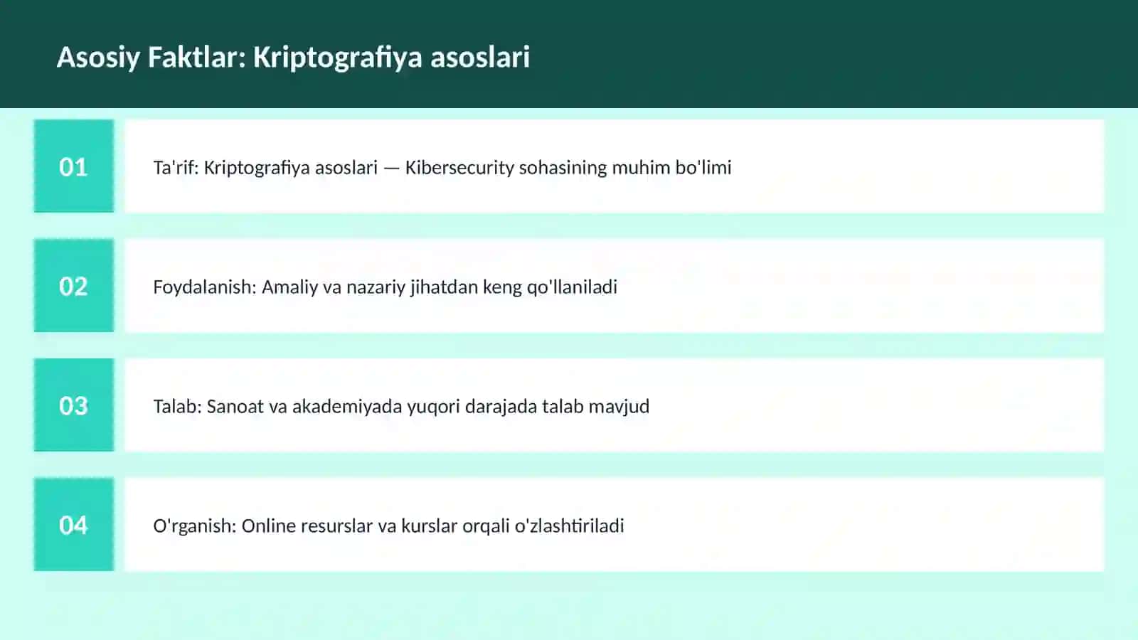 Kriptografiya asoslari 3