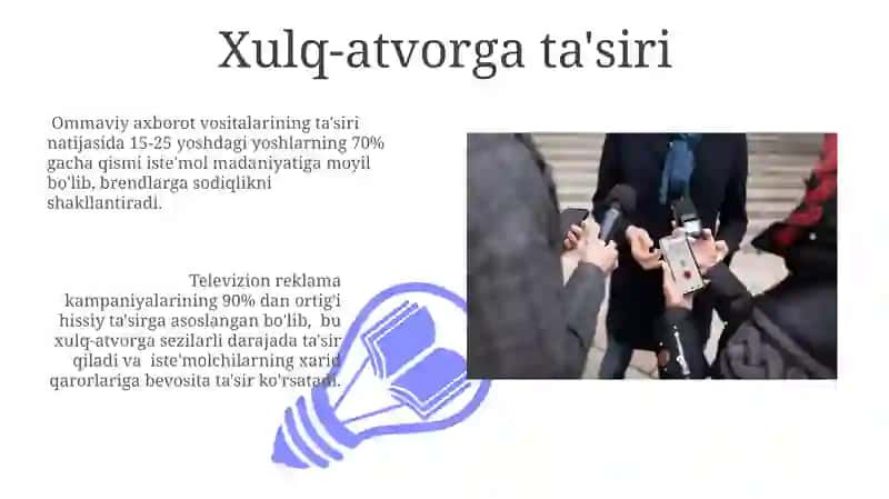 Ommaviy axborot vositalarining ijtimoiy ta'sir kuchi sifatida 3