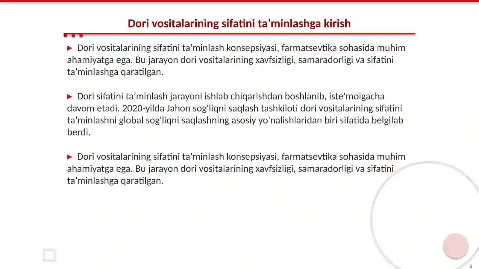 Dori Vositalarining Sifatini Ta’minlash Konsepsiyasi 3
