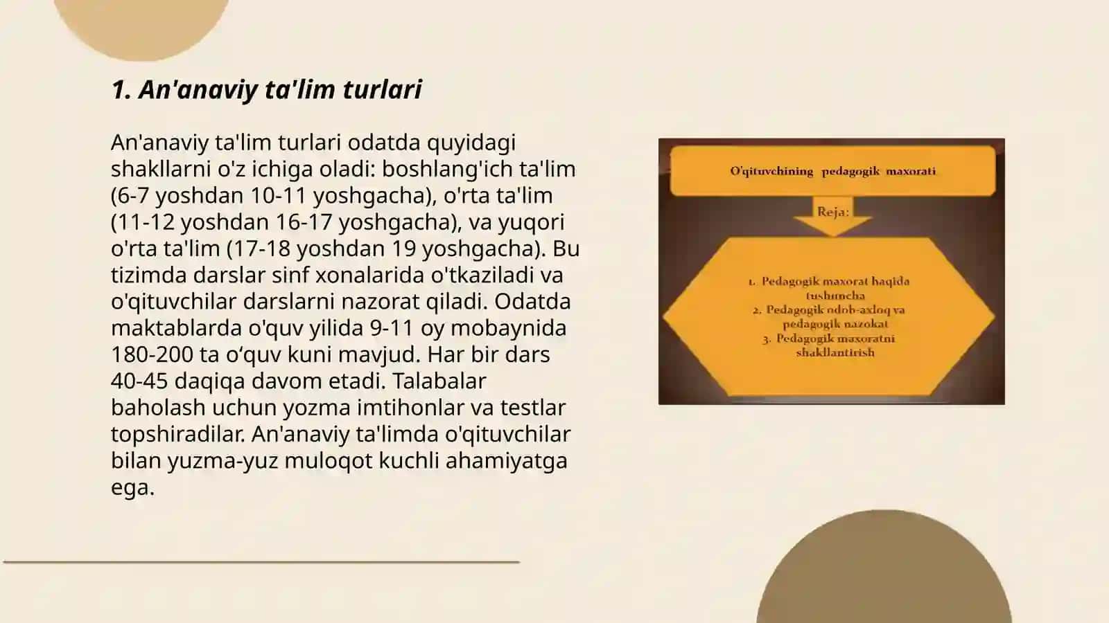 Norimqulova Maqsudaning Umumiy Pedagogika fanidan tayyorlangan taqdimoti 3