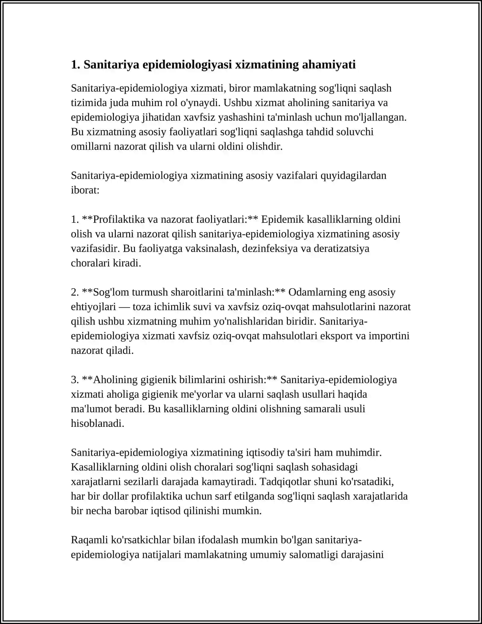 SANITARIYA EPIDEMIOLOGIYA HIZMATINI UYISHTIRISH 3