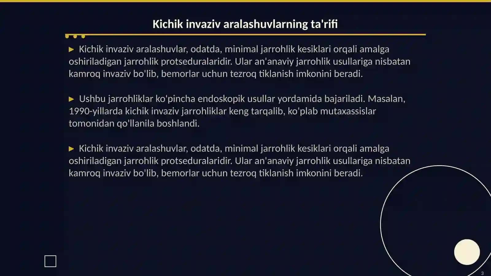 Xirurgiyada kichik invaziv aralashuv 3