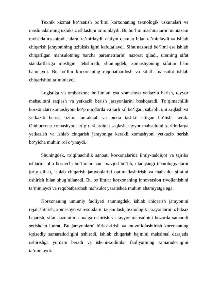 To’qimachilik sanoati korxonalari asosiy texnologik jarayonlari va mashinalari 3
