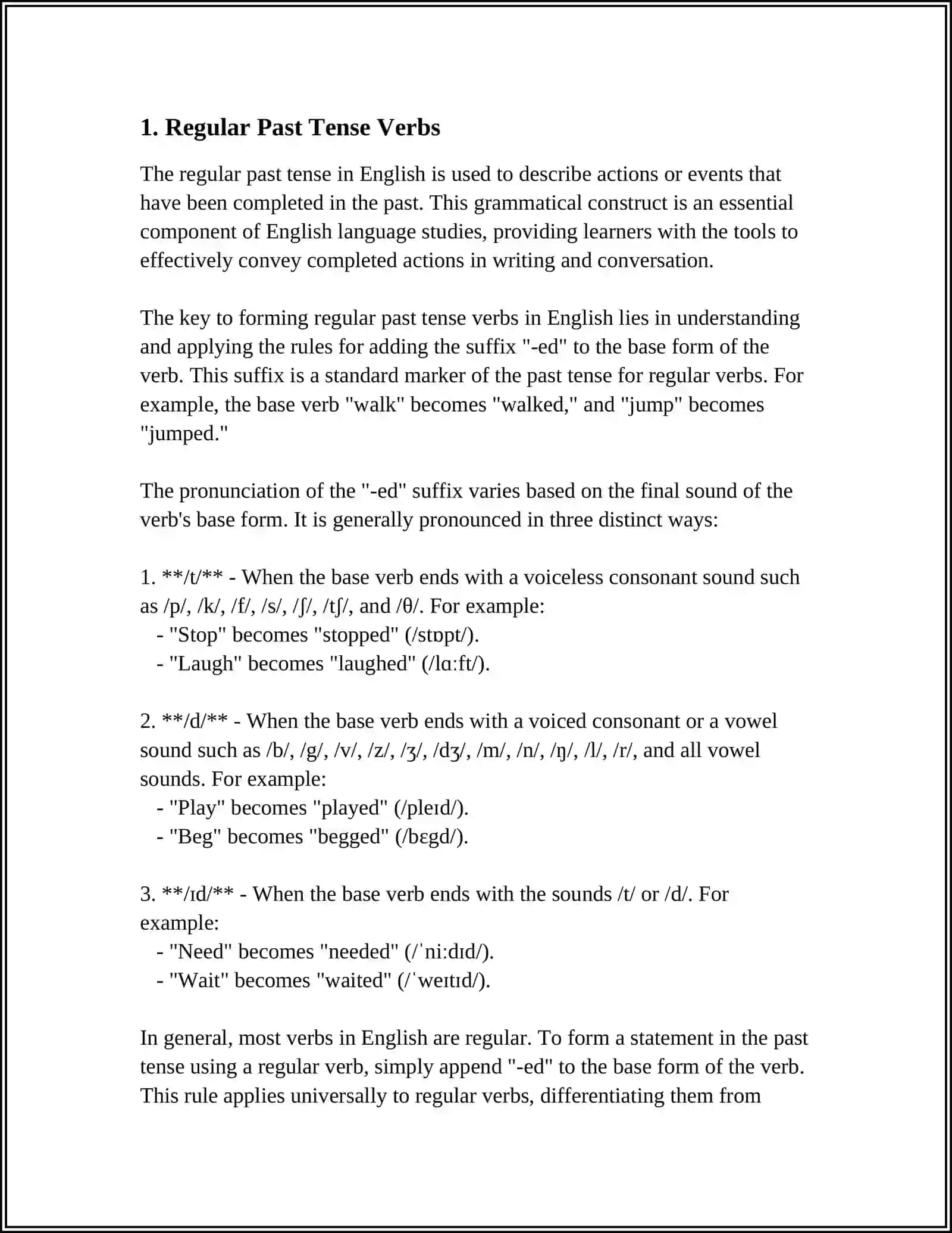 ROGULAR AND IRREGULAR 3