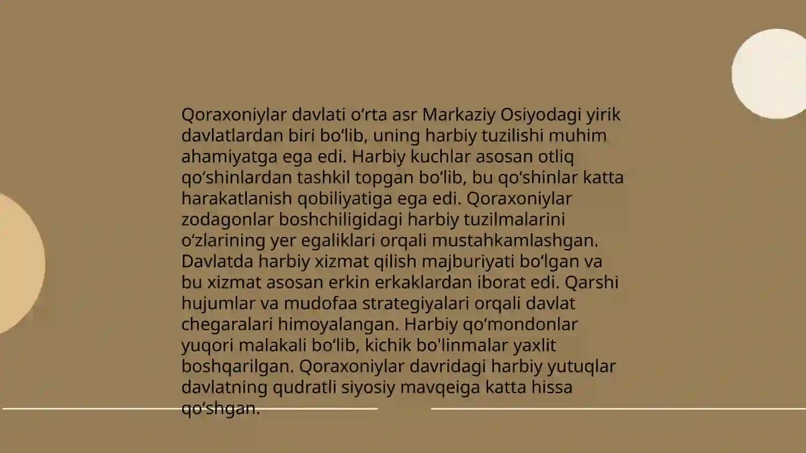 Qoraxoniylar davrida harbiy ish 3