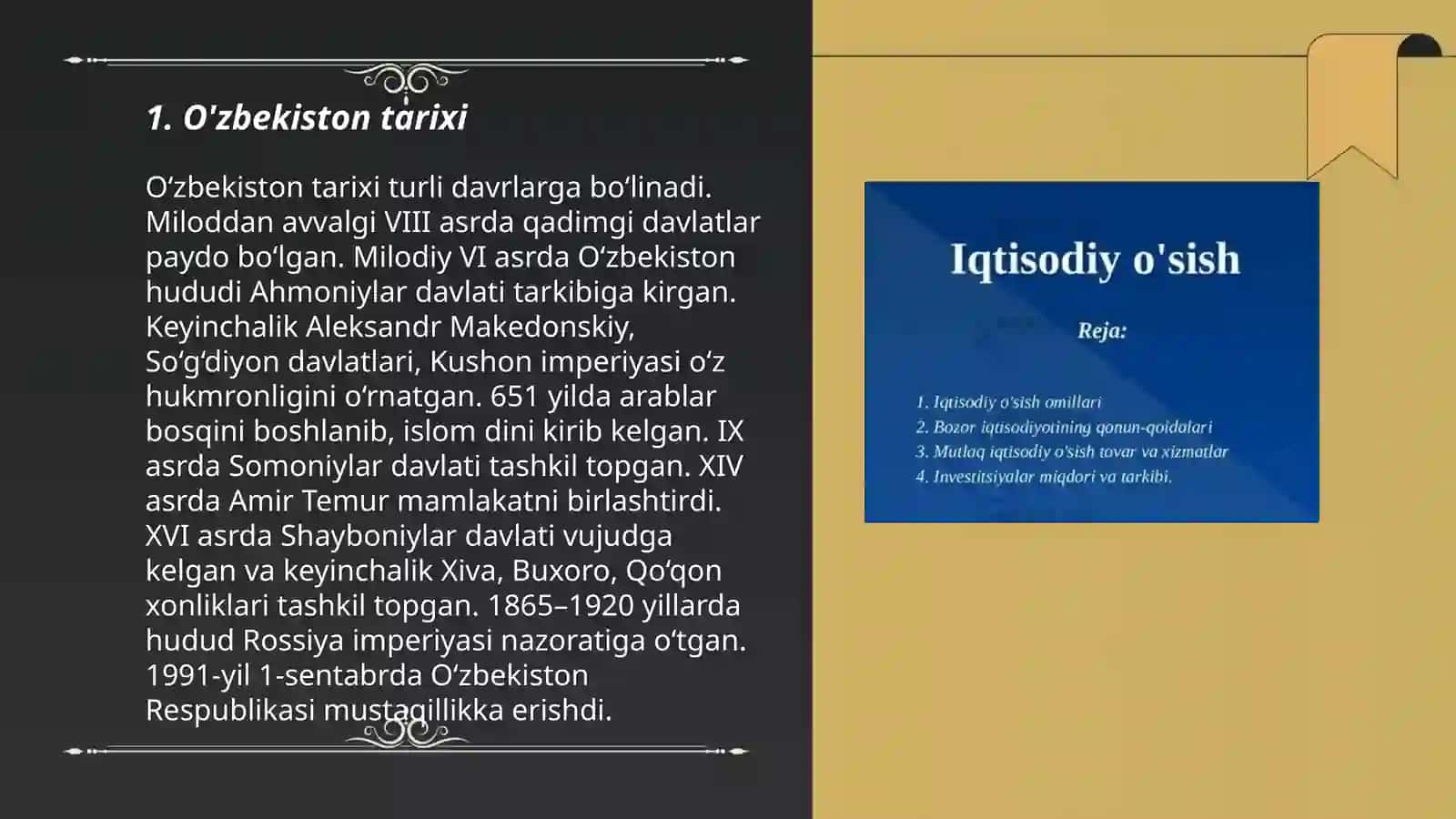 O'zbekiston tarixi 3