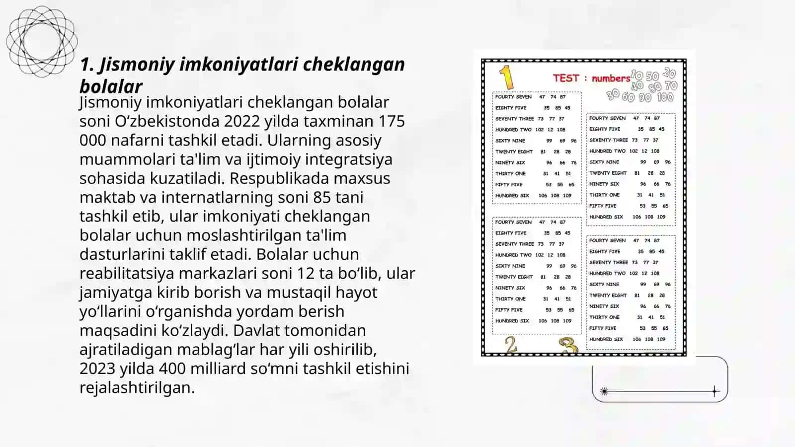 Jismoniy imkoniyatlari cheklangan bolalar 3
