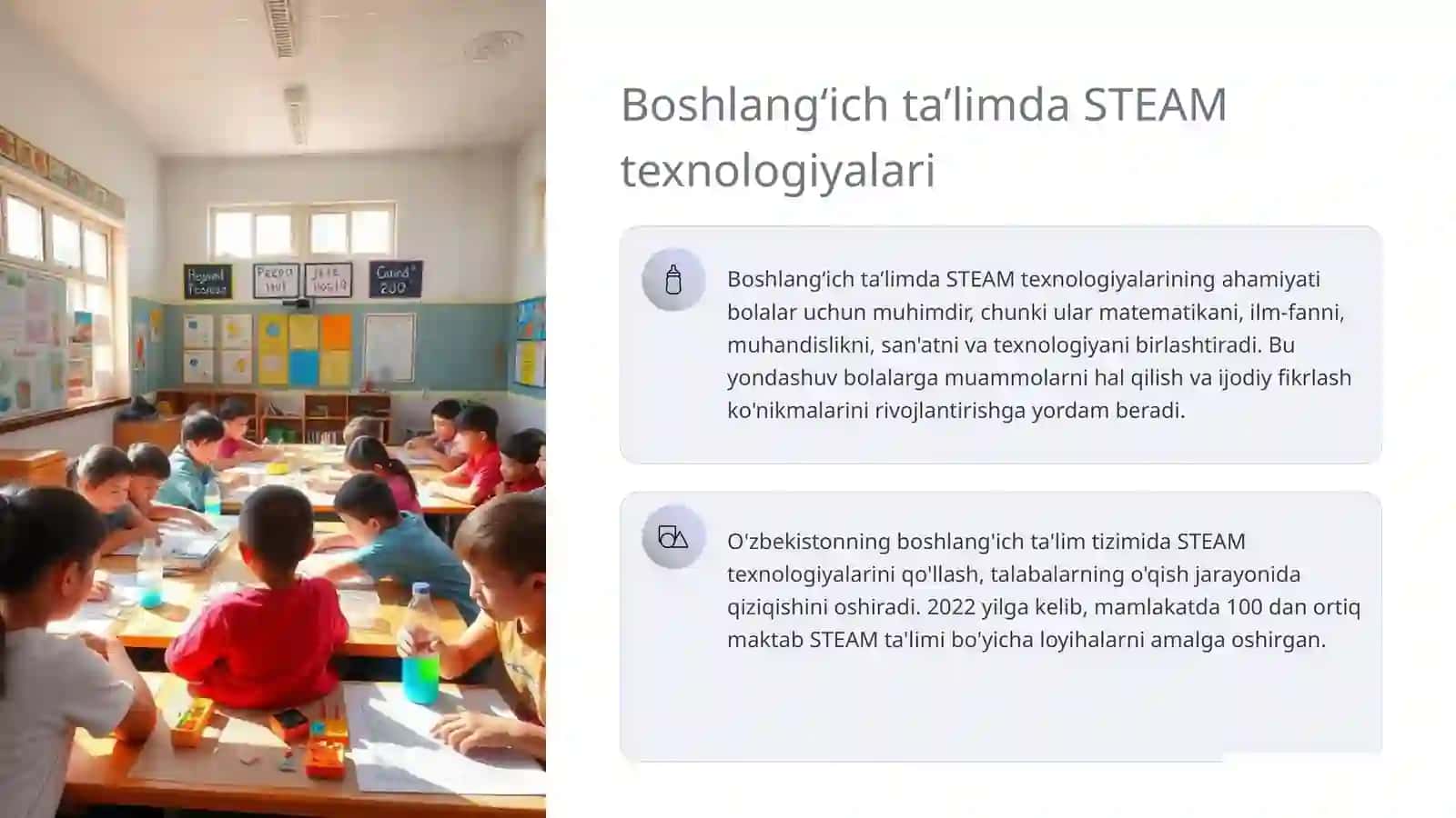 Boshlangʻich taʼlimda STEAM texnologiyasi 3