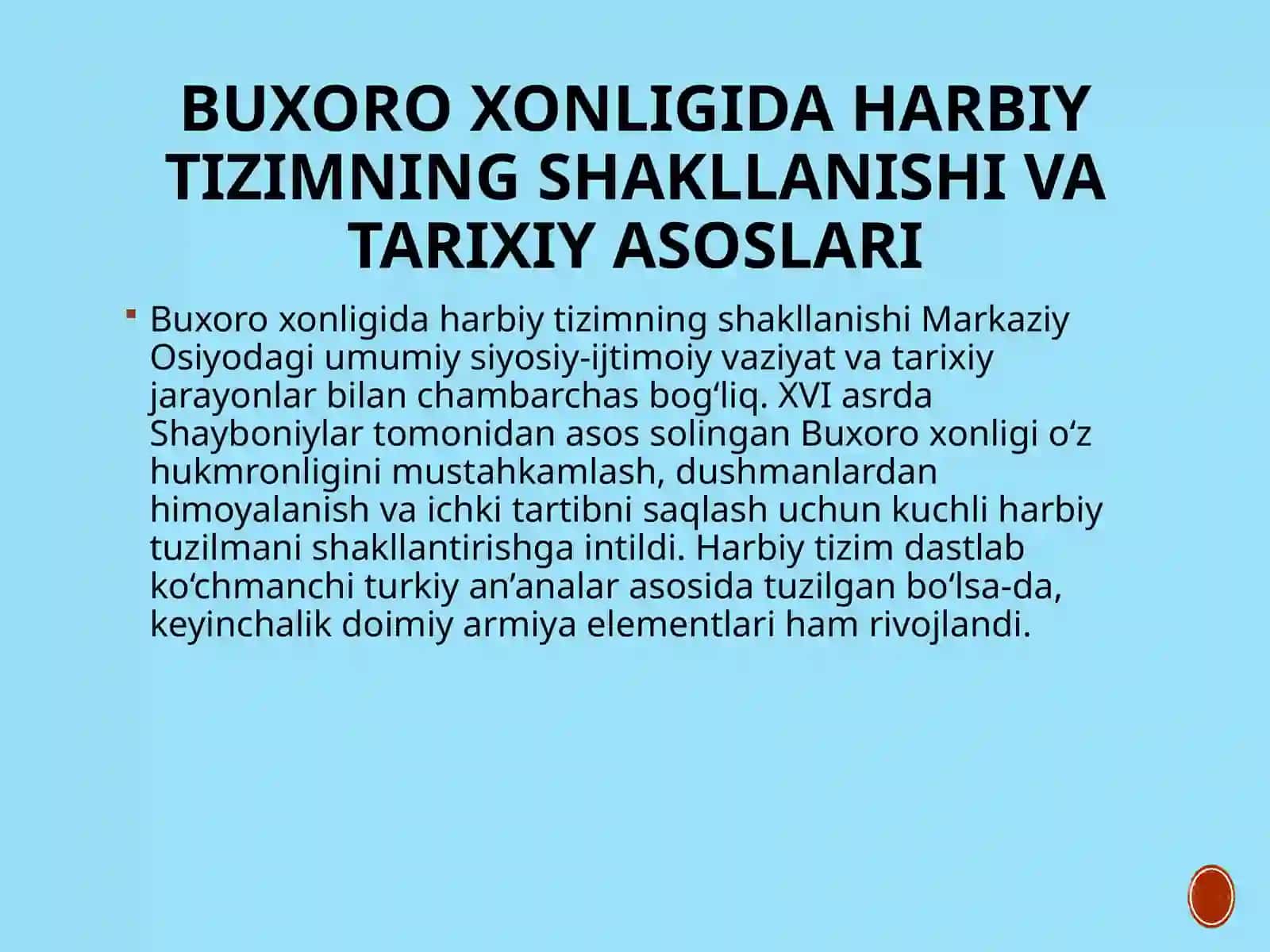 Buxoro xonligida harbiy ish 3