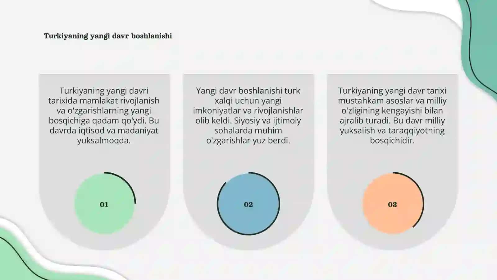Turkiyaning yangi davr tarixi 3