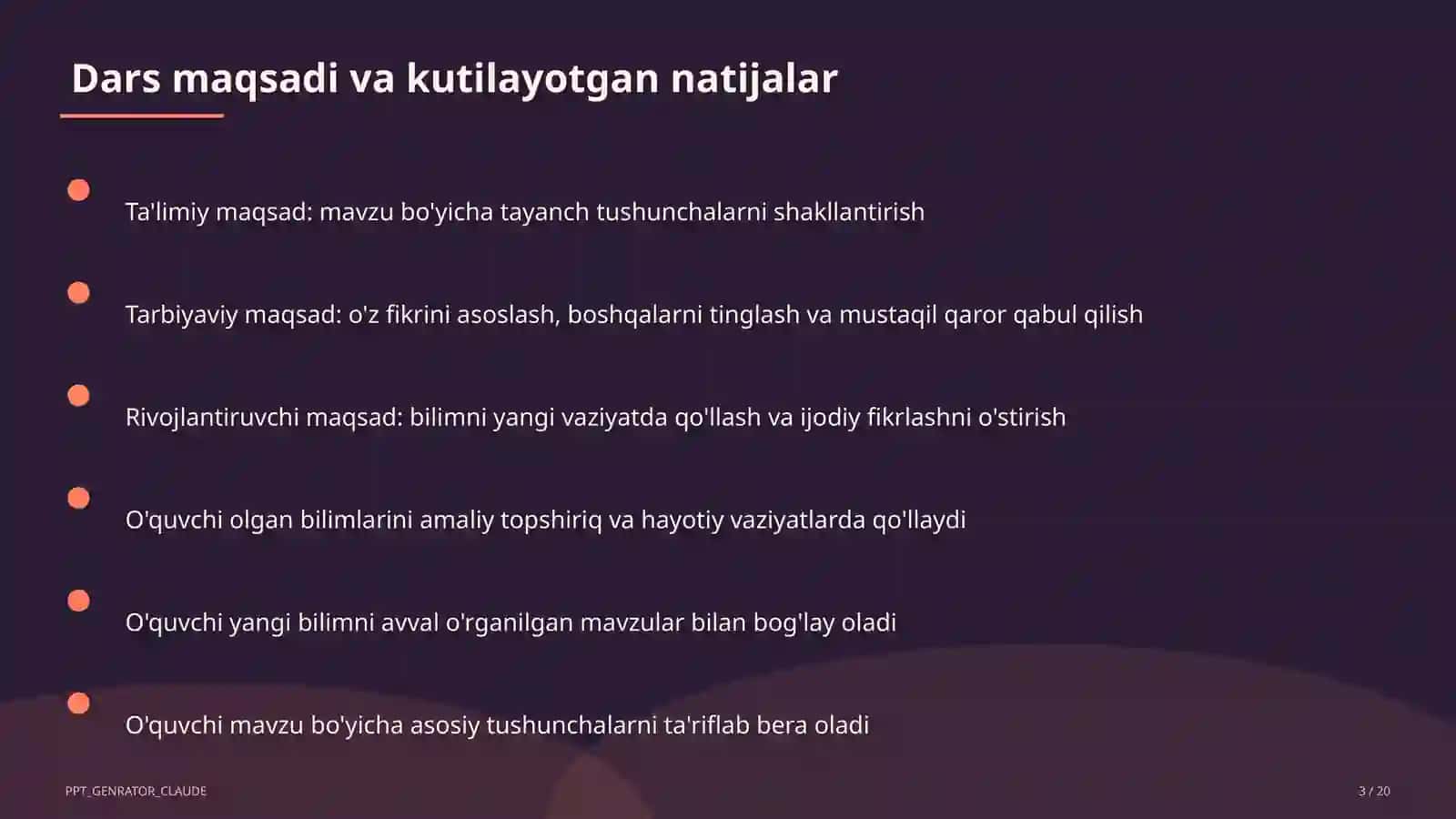 Sinf soati va tarbiyaviy tadbirlar 3