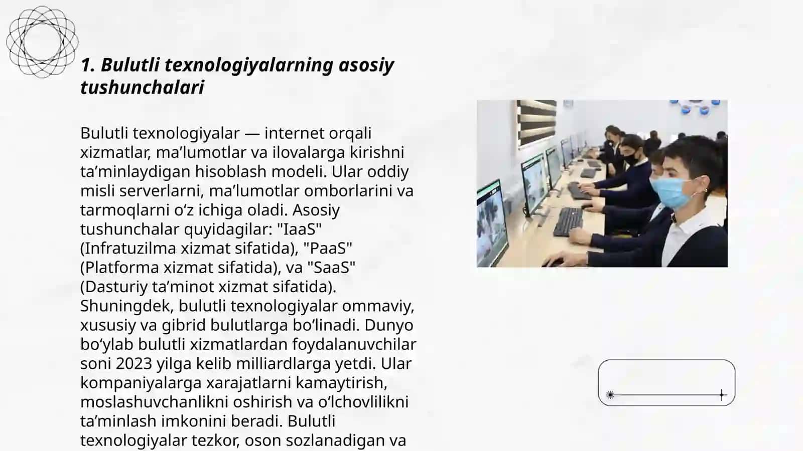 Bulutli texnologiyalarning asosiy tushunchalari 3