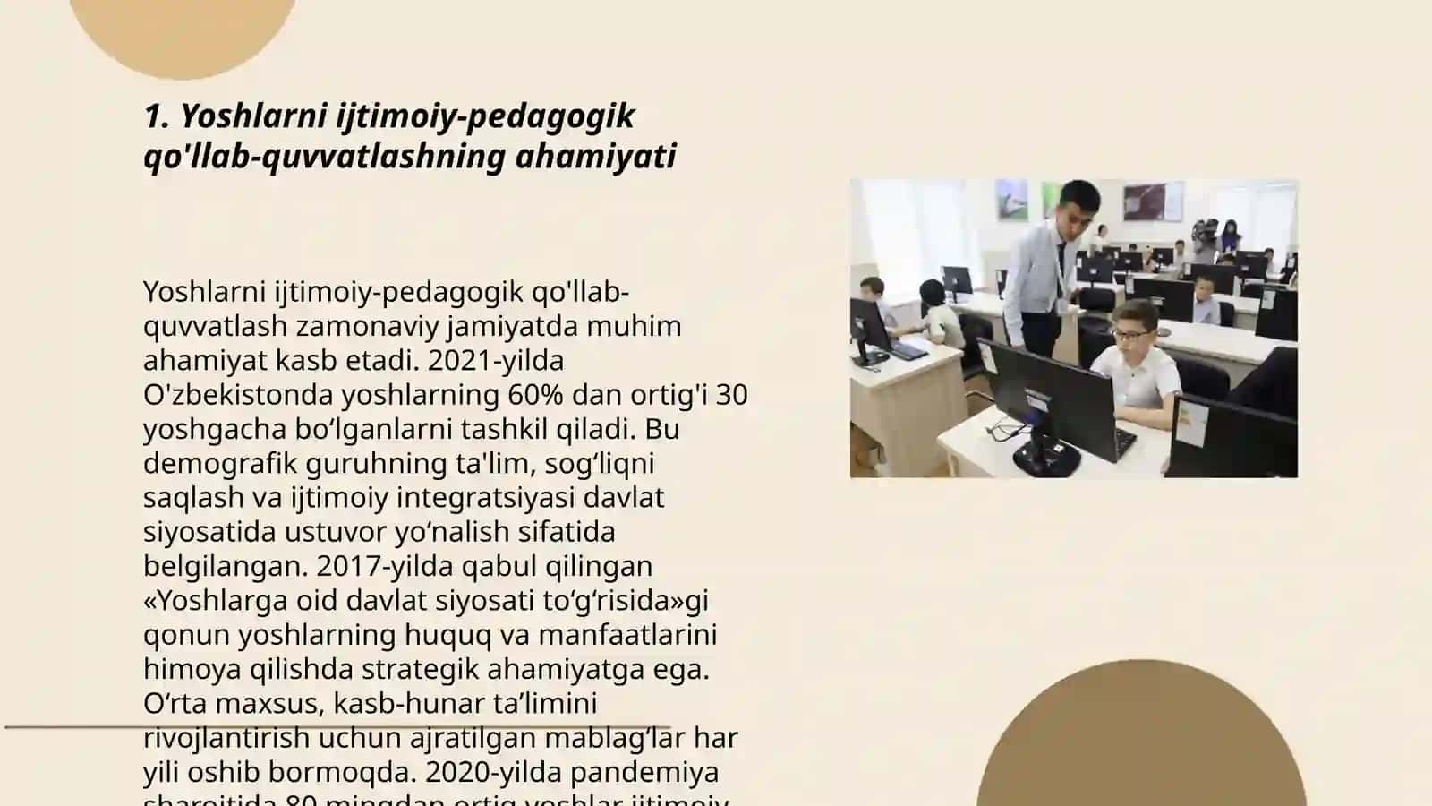Yoshlarni ijtimoiy-pedagogik qo’llab quvvatlash tizimi 3