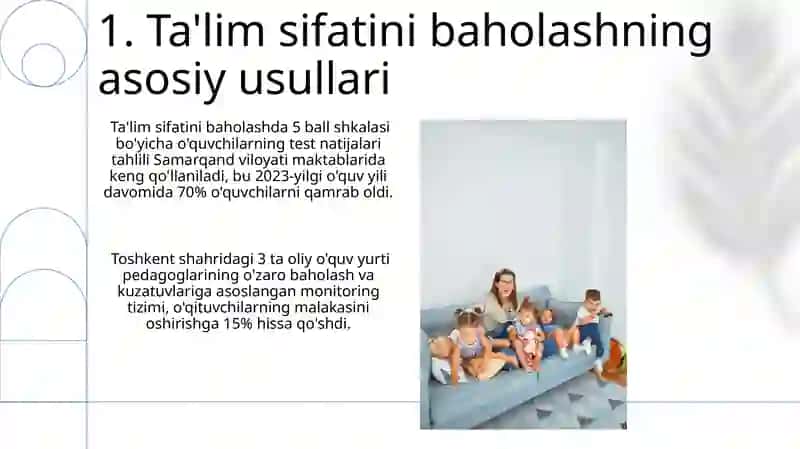 Ta'lim sifatini baholash va nazorat qilish 3