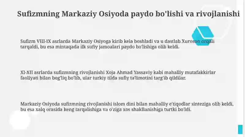 Sufizmning tarbiyaviy jihatlari 3