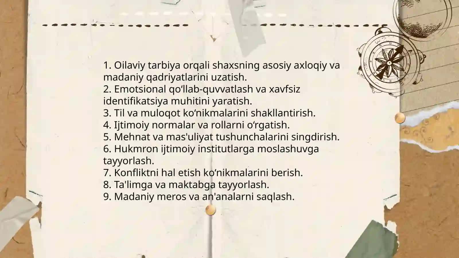 Oilaning shaxs ijtimoiylashuvidagi roli 3