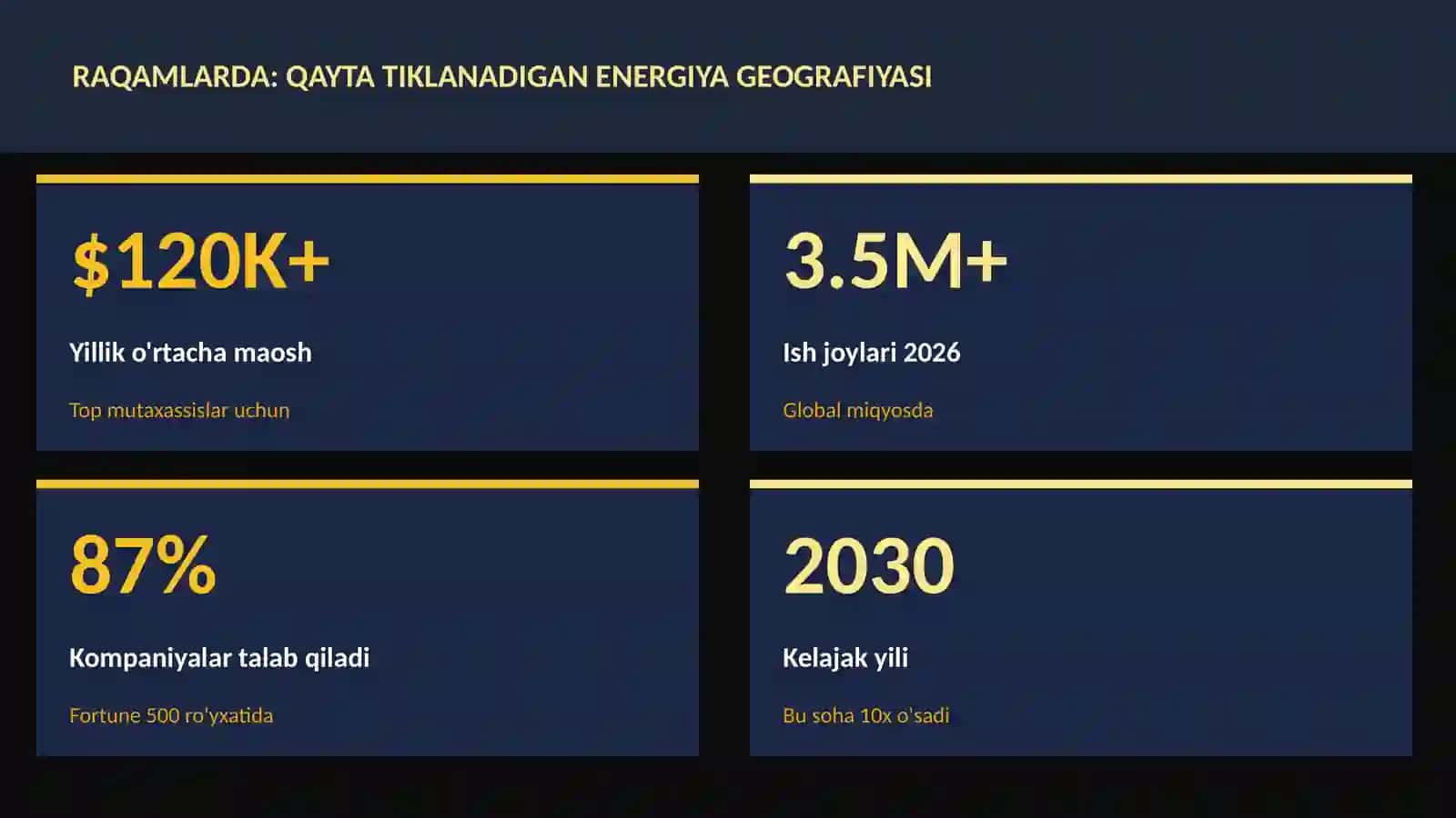 Qayta tiklanadigan energiya geografiyasi 3