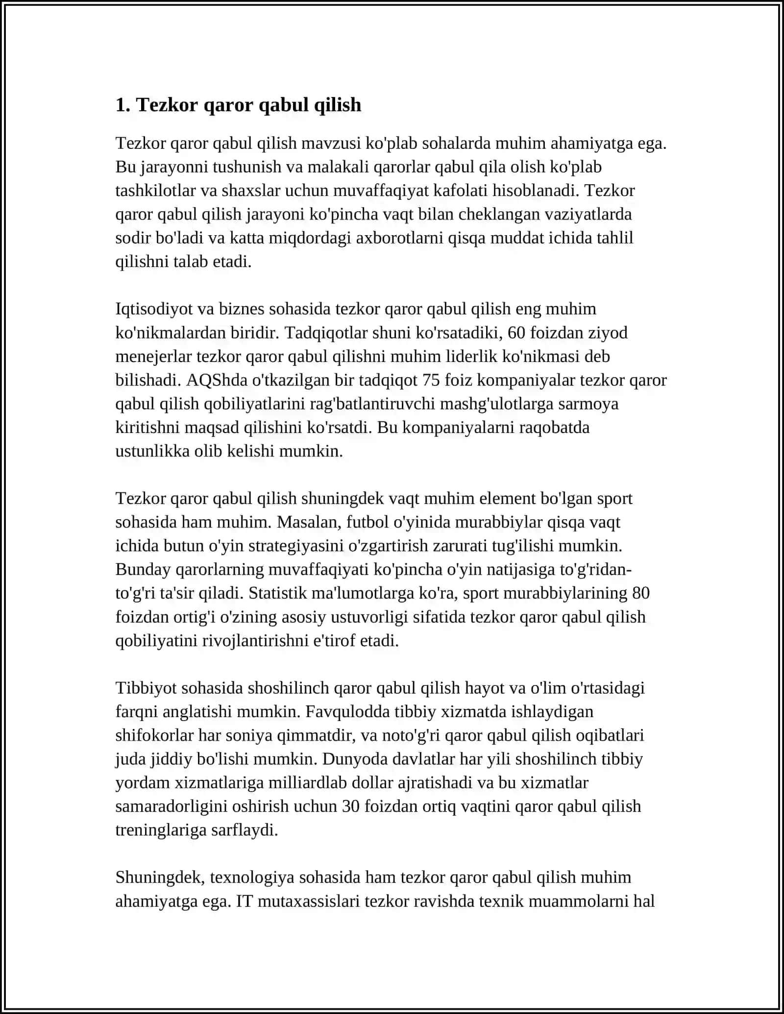 Moliyaviy qarorlar qabul qilishda sun'iy intellektdan foydalanishning afzallik jihatlari 3